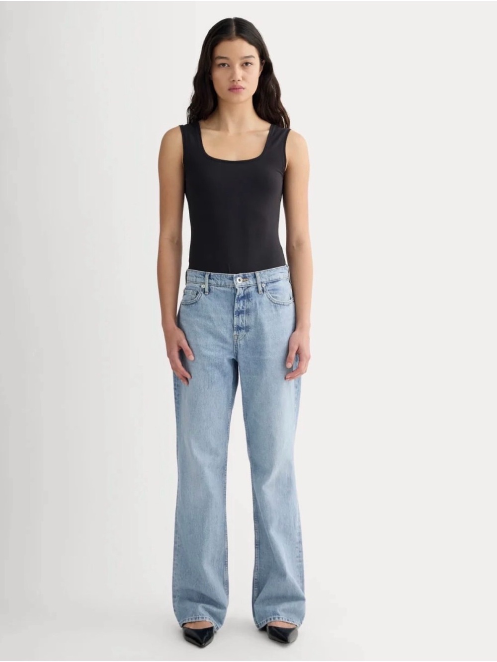NWT Everlane Light Blue Wide-Leg Jeans 90’s Forever Jean